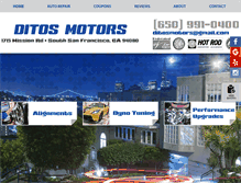 Tablet Screenshot of ditosmotors.com